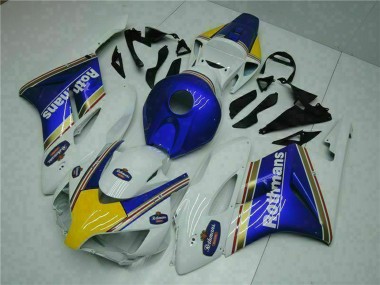 Cheap 2004-2005 Honda CBR1000RR Motorcycle Fairing - White Blue Yellow Rothmans Canada