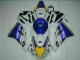 2004-2005 Honda CBR1000RR Motorcycle Fairing - White Blue Yellow Rothmans Canada