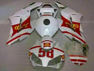 Cheap 2004-2005 Honda CBR1000RR Motorcycle Fairings - White Red Yellow San Carlo 58 Canada
