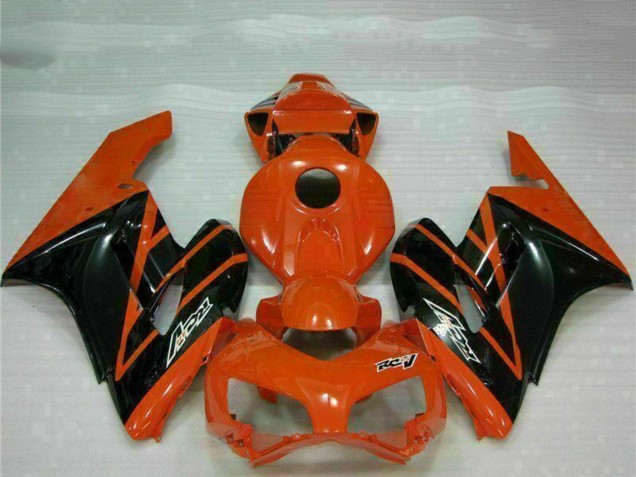 2004-2005 Honda CBR1000RR Motorcycle Fairings - Orange Glossy Black Canada