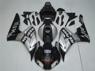 Cheap 2004-2005 Honda CBR1000RR Motorcycle Fairings - Silver Glossy Black Repsol Canada
