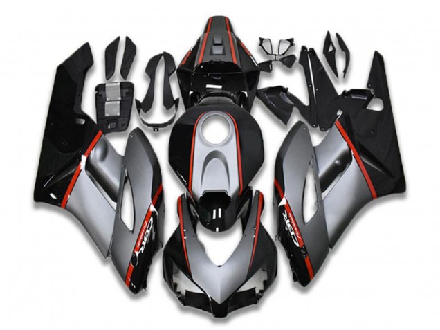 2004-2005 Honda CBR1000RR Motorcycle Fairings - Grey Red Glossy Black Canada