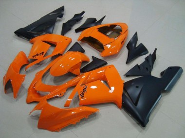 Cheap 2004-2005 Kawasaki ZX10R Motorcycle Fairings - Orange Matte Black Canada