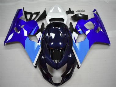 Cheap 2004-2005 Suzuki GSXR 600/750 Motorcycle Fairing - White Blue Black Canada