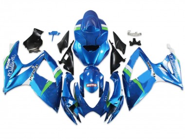 Cheap 2004-2005 Suzuki GSXR 600/750 Motorcycle Fairings - Blue Green White Canada