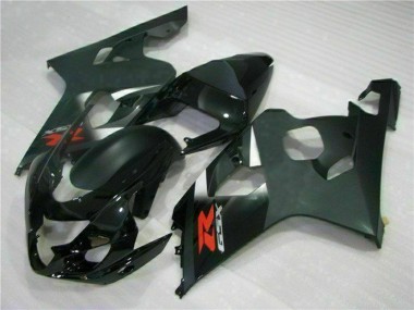 Cheap 2004-2005 Suzuki GSXR 600/750 Motorcycle Fairings - Glossy Black Matte Black Red Decal Canada