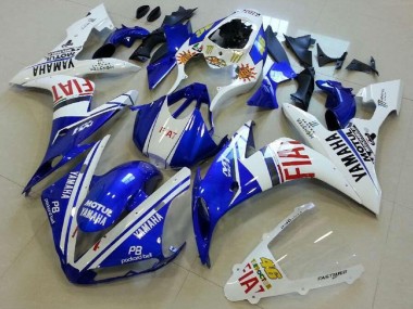 Cheap 2004-2006 Yamaha YZF R1 Motorcycle Fairings - White Blue Red Fiat Canada