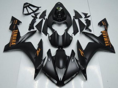 Cheap 2004-2006 Yamaha YZF R1 Motorcycle Fairings - Matte Black Orange Canada