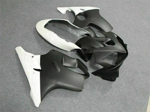 2004-2007 Honda CBR600 F4i Motorcycle Fairings - White Matte Black Canada