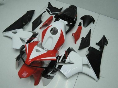 Cheap 2005-2006 Honda CBR600RR Motorcycle Fairing Kits - White Red Black Canada
