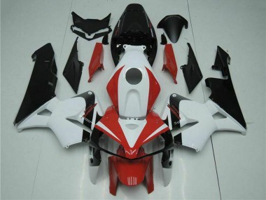 Cheap 2005-2006 Honda CBR600RR Motorcycle Fairing Kits - White Red Black Canada