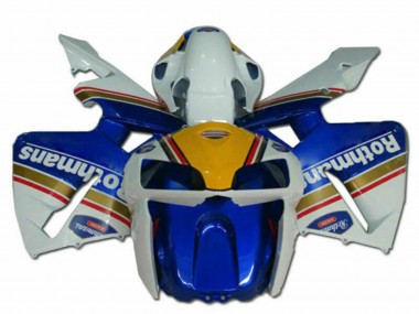 Cheap 2005-2006 Honda CBR600RR Motorcycle Fairings - Blue Gold Red White Rothmans Canada