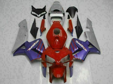 Cheap 2005-2006 Honda CBR600RR Motorcycle Fairings - Red Purple Grey Canada