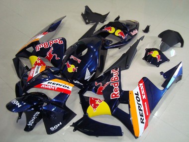 Cheap 2005-2006 Honda CBR600RR Motorcycle Fairings - Dark Blue Orange Red Bull Repsol Canada