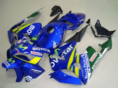 Cheap 2005-2006 Honda CBR600RR Motorcycle Fairings - Blue Yellow Green White MoviStar Red Castrol Canada