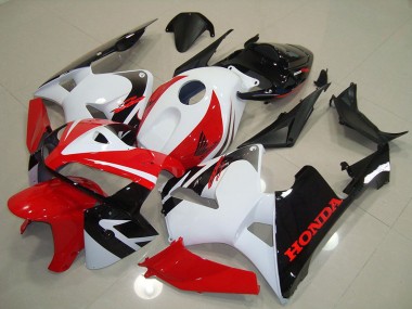 Cheap 2005-2006 Honda CBR600RR Motorcycle Fairing - White Red Black Canada