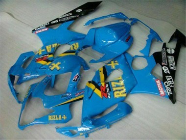 Cheap 2005-2006 Suzuki GSXR 1000 Motorcycle Fairings - Blue Gold Black Rizla Canada