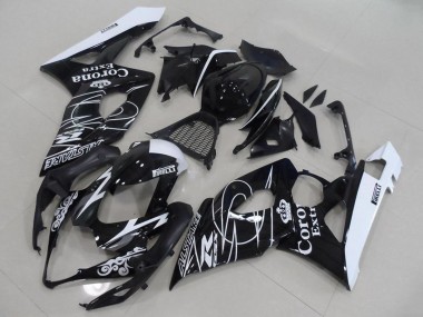 Cheap 2005-2006 Suzuki GSXR 1000 Motorcycle Fairings - Glossy Black White Corona Canada