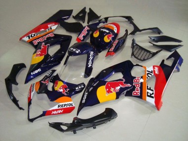 Cheap 2005-2006 Suzuki GSXR 1000 Motorcycle Fairings - Dark Blue Yellow Red Bull Repsol Canada