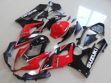 Cheap 2005-2006 Suzuki GSXR 1000 Motorcycle Fairings - Red Glossy Black OEM Style Canada
