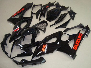 Cheap 2005-2006 Suzuki GSXR 1000 Motorcycle Fairings - Glossy Black Red Decal Canada