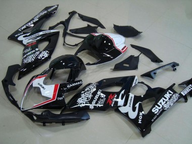 Cheap 2005-2006 Suzuki GSXR 1000 Motorcycle Fairings - Glossy Black White Red Relentless Canada