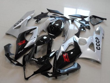 Cheap 2005-2006 Suzuki GSXR 1000 Motorcycle Fairing Kits - Silver Black Red Canada