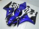 2006-2007 Honda CBR1000RR Motorcycle Fairing Kits - Blue Glossy Black Canada