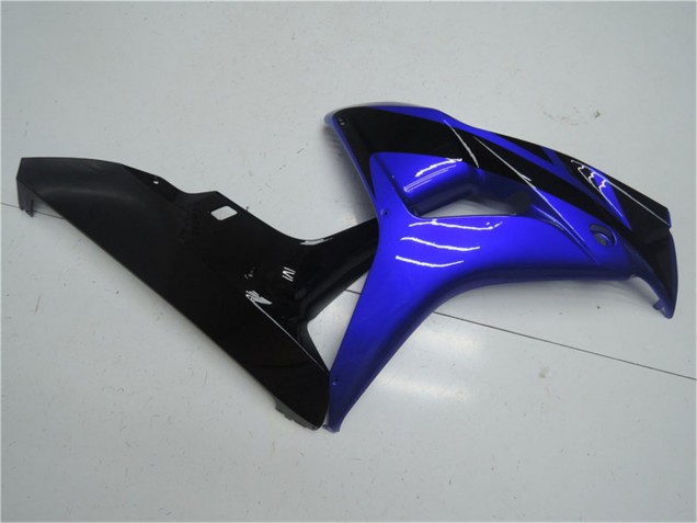 2006-2007 Honda CBR1000RR Motorcycle Fairing Kits - Blue Glossy Black Canada