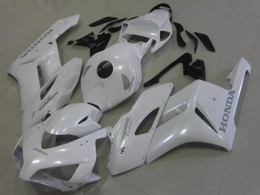 Cheap 2006-2007 Honda CBR1000RR Motorcycle Fairings - White with Silver Decals Canada