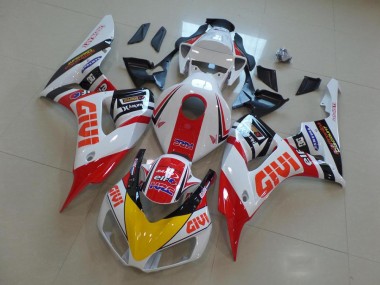 Cheap 2006-2007 Honda CBR1000RR Motorcycle Fairings - White Red Yellow Glossy Black Givi HRC Canada