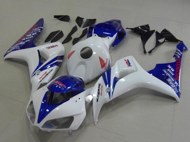 2006-2007 Honda CBR1000RR Motorcycle Fairings - White Blue Red HRC Canada