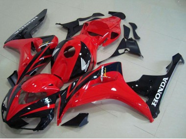 Cheap 2006-2007 Honda CBR1000RR Motorcycle Fairing Kits - Red Glossy Black Canada