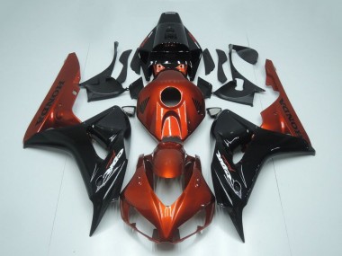 Cheap 2006-2007 Honda CBR1000RR Motorcycle Fairing - Red Glossy Black Canada