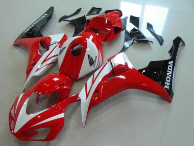 Cheap 2006-2007 Honda CBR1000RR Motorcycle Fairings Kits - White Red Glossy Black Canada