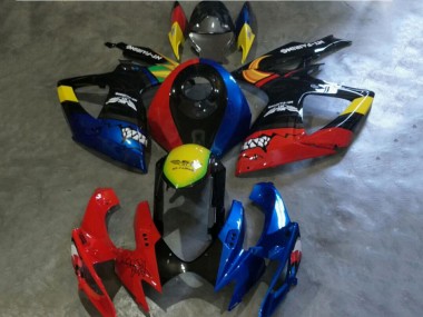 Cheap 2006-2007 Suzuki GSXR 600/750 Motorcycle Fairings - Red Blue Yellow Canada