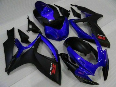 Cheap 2006-2007 Suzuki GSXR 600/750 Motorcycle Fairings - Blue Matte Black Red Canada