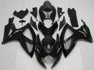 Cheap 2006-2007 Suzuki GSXR 600/750 Motorcycle Fairing Kits - Glossy Black Canada