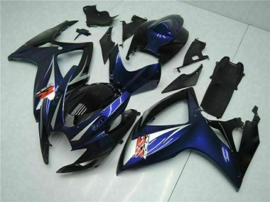 Cheap 2006-2007 Suzuki GSXR 600/750 Motorcycle Fairings - Glossy Black Blue Canada