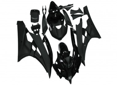 Cheap 2006-2007 Yamaha YZF R6 Motorcycle Fairing - Glossy Black Matte Black Canada