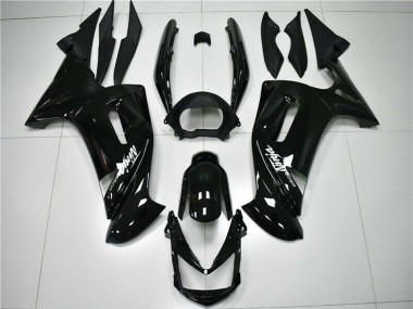 Cheap 2006-2008 Kawasaki EX650 Motorcycle Fairings - Glossy Black White Canada
