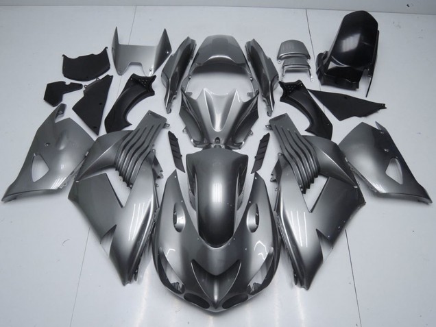 2006-2011 Kawasaki ZX14R ZZR1400 Motorcycle Fairings - Glossy Grey Canada