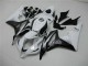 2007-2008 Honda CBR600RR Bike Fairings - White Glossy Black Canada