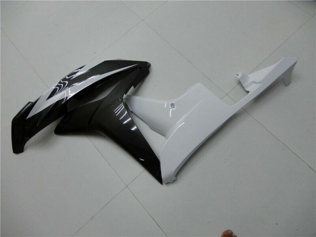 2007-2008 Honda CBR600RR Bike Fairings - White Glossy Black Canada