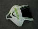 2007-2008 Honda CBR600RR Motorcycle Fairing - White Green Glossy Black Hannspree Canada