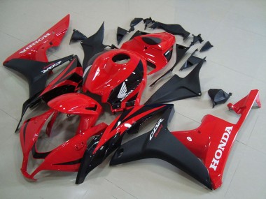 Cheap 2007-2008 Honda CBR600RR Motorcycle Fairings - Red Matte Black OEM Style Canada