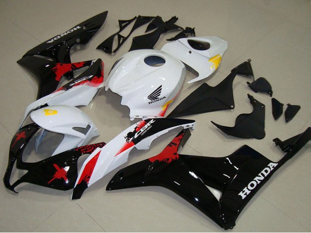 2007-2008 Honda CBR600RR Motorcycle Fairings - White Yellow Red Glossy Black Canada