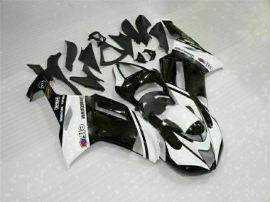 Cheap 2007-2008 Kawasaki ZX6R Motorcycle Fairings - Black White Canada
