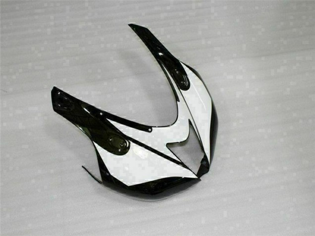 2007-2008 Kawasaki ZX6R Motorcycle Fairings - Black White Canada