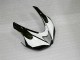 2007-2008 Kawasaki ZX6R Motorcycle Fairings - Black White Canada